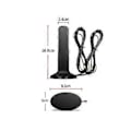 Miniatyrbillede 2 af 5: Gsm 4g 5g Antenne 600-6000mhz 12dbi Høj Forstærkning Omni Magnetisk Base Antenne Til Cpe (ts9)
