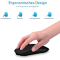Miniatyrbillede 3 af 5: Bluetooth Mus til Laptop/iPad/iPhone/Mac/Android PC, Genopladelig Lydløs Mini Trådløs Mus