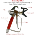 Miniatyrbilde 5 av 5: Airless malingsprøyte med 2 stk serie malingssprøytetips (315,517) og dysebeskyttelse + 2 Airless sprøytefiltre for pumpesprøyte