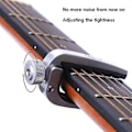 Miniatyrbild 2 av 5: Metall Gitarrstämningsklämma Gitarr Capo Clip Justerbar Spänning Lätt att Använda
