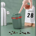 Miniatyrbild 5 av 5: Kaffekopp i rostfritt stål, resemugg, dubbelväggig vakuummugg, återanvändbar varmvattenkopp 220ml Vit
