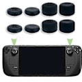 Miniatyrbillede 2 af 5: 8 Stk. Analog Stick Joystick Controller Sorte Tommelfingergreb til Steam Deck Controller Joystick Greb