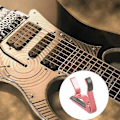 Miniatyrbillede 3 af 5: Klemme Nøgle Trigger Capo Til Akustisk Elektrisk Klassisk Guitar (pink)