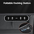 Miniatyrbild 4 av 5: Dockningsstation HUB för Model Y Under Skärm 4 USB Shunt Adapter Laddare Splitter Förlängningstillbehör
