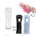 Miniatyrbilde 3 av 4: Silikonbeskyttelsesetui og håndleddsstropp kompatibel for Wii Remote Controller