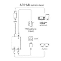 Pikkukuva 5 / 5: AR Lataus Lähetysmoduuli Type-C AR HUB Air-laseille Air 1S Lisätarvikkeille