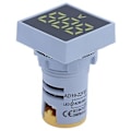 Miniatyrbillede 1 af 5: AD16‑22FSV Frostet Panel Digital Spændingssignalindikator Spændingsmålerindikator 60~500V AC Gul