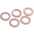Miniatyrbillede 3 af 5: 50 stk. kobber knuse skive flad tætningsring fitting 6mm X 10mm X 1mm