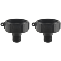 Miniatyrbilde 2 av 5: 2 stk IBC Tote Adapter 275 330 IBC Adapter Fin Tråd 2 Tommers Vann Tank Hage Slange Adapter Kobling