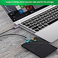 Miniatyrbilde 5 av 5: 5gbps Usb Type C Til Micro-b 3.0 Kabel 3a Micro-b Ledning, 0.5m