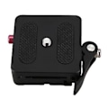 Miniatyrbillede 1 af 5: Aluminium 1/4 tomme & 3/8 tomme Quick Release Plade + Klemme Adapter Mount W/lås Til Dslr Kamera Tripod