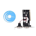 Miniatyrbillede 1 af 5: PCI til R232 Adapter PCIe til 2 Port Seriel Udvidelseskort PCI-e til Industriel RS232 Seriel Port Adapter