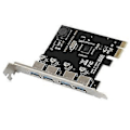 Miniatyrbild 3 av 4: Ssu 4 Port USB 3.0 PCI-e Expansionskort PCI Express Pcie USB 3.0 Hub Adapter 4-portars Usb3.0 Controll