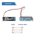 Miniatyrbild 2 av 5: 5 Stycken I2c Display Modul 0.91 Tum I2c Oled Display Modul I2c Oled Skärm Drivrutin Dc 3.3v-5v(whi