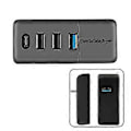 Miniatyrbillede 4 af 5: Usb Splitter Hub Dockingstation Telefonoplader Til Biltilbehør
