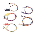 Miniatyrbilde 2 av 5: Programmer Adapterkabel, 5 stk. Profesjonelle Probeadaptere Bilprogrammereradapter Programmer Probeadapter Nyskapende Funksjoner