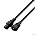 Miniatyrbillede 1 af 5: IEC 320 C14 Han til IEC 320 C15 Strømkabelledning til Bærbare Computere Strømadaptere