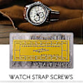 Miniatyrbild 4 av 5: 1 Låda Klockreparationsverktyg Set Kit Klockarmbands Skruvar Sortiment Rör Friktionsstift Lås Remmar Armband Nitar Ändar 10Mm-28Mm
