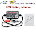 Miniatyrbild 1 av 4: Bm2 Batteriövervakare Analysator Testare Bluetooth 8-16v Elektrisk Krets Startmotor Test För Android Ios Diagnostikverktyg Fordon
