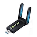 Miniatyrbilde 2 av 5: 1800Mbps WiFi6 USB3.0 Nettverksadapter 802.11AX Dual Band 2.4G/5GHz Trådløs WiFi Dongle Nettverkskort Støtte Win10/11 PC