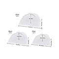 Miniatyrbild 3 av 5: 4-pack Mesh Matskydd - 35,5 cm/40,5 cm/43 cm Pop-up Mattskydd Tält Återanvändbart Hopfällbart Mat N