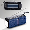 Miniatyrbilde 2 av 5: Bluetooth Radio, Bærbar Nødradio med Solcellepanel, Innovativ Løsning