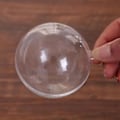 Pikkukuva 4 / 4: Uusi Läpinäkyvä Avattava Muovipallo Läpinäkyvä Koristepallo Lahjapakkaus 3cm