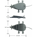 Miniatyrbilde 2 av 5: Dørstopper, Universal Silikon Mus Dørstopper, Dørstopper Fingerbeskytter (Pakke med 5, Svartㄘ