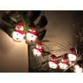 Miniatyrbillede 4 af 5: 20 LED Snemand Snorlys Kæde Lys til Haver Hjem Bryllup Jul Fest Indendørs Udendørs Dekoration