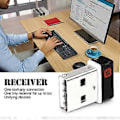 Miniatyrbild 2 av 5: Trådlös Dongel Mottagare Unifying USB Adapter för logitech- Mus Tangentbord Anslut 6 Enheter för MX M905 M510 M505 M950