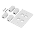 Miniatyrbilde 2 av 5: US Veggpanel, 2 HD Multimedia Interface + 2 US Veggplate Vegguttak Neste-Generasjons Design