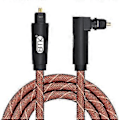 Miniatyrbillede 2 af 5: 90 Graders Optisk Kabel 5.1 Digital Lyd SPDIF Fiber Optisk Audio Toslink Kabel 1M