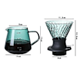 Miniatyrbild 2 av 5: 600ml Dripper S Glas V60 Pour Over Maker V S Dropp Dripper Och