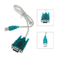 Miniatyrbilde 5 av 5: Svart USB til RS232 RS-232(DB9) Seriell Kabel Standard Adapter Konverter For PC