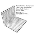 Miniatyrbilde 2 av 5: 216 Farger Negltipper Display Bok DIY Neglekunst Vise Hylle Gel Fargekort Kart Maleri Display B