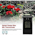 Miniatyrbilde 3 av 5: Drivhus Termometer, Vanntett Minimum Digitalt Drivhus Termometer Monitor 0.1c Oppløsning, Temperaturområde -20 Til 50c, Vegg Batteridrevet