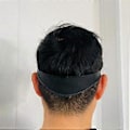 Miniatyrbilde 4 av 5: Halslinje Barberingsmal og Hårklippeguide, Silikon Fade Guide, Fade og Taper Guide for DIY Hjemmehårklipp Blå