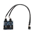 Miniatyrbillede 2 af 5: Hovedkort USB 9-pin Udvidelseskabel 1 til 4 Hun Splitter til Computer Kabinet-