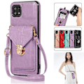 Pikkukuva 1 / 3: Galaxy A22 5g Crossbody Pu Nahkainen naarmuuntumaton kotelo