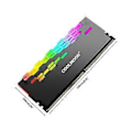 Miniatyrbillede 2 af 5: RGB Køleplade Hukommelseskøling Varme Spreder Køler Til Gaming Overclocking