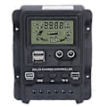 Pikkukuva 1 / 4: Kaksois-USB aurinkolataussäädin ABS LCD-näyttö PWM-lataussäätimet Valonsäätö 12V24V10A 130W 260W