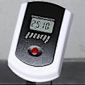Miniatyrbillede 3 af 5: Monitor Speedometer med puls for fitness motionscykler, magnetisk cykel