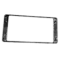 Miniatyrbilde 5 av 5: 2din Bilradio Fascia For 2014+ DVD Ramme Plate Adapter Montering Dash Inat Bezel