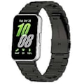 Miniatyrbillede 1 af 5: Metalrem til Galaxy Fit3 Rustfrit Stål Armbånd Udskiftningstilbehør B Sort