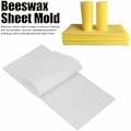 Miniatyrbild 5 av 5: 2 st 5,4 mm silikon bikakevax grundplatta manuell bikakevax press präglingsform DIY gjutform biodling utrustning
