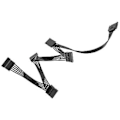 Miniatyrbillede 1 af 5: 15 Pin Sata Extens Drev Kabel 1 Til 5 Fe Splitter Adapter Kabel