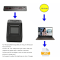 Pikkukuva 2 / 5: Rubberskin Mini -digitaalinen filmi- ja diaskanneri – Muuntaa filminegatiivit ja diat 135, 126, 110, 22 MP JPEG -kuviksi – 2,0 tuuman LCD-näyttö