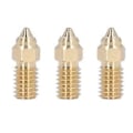 Miniatyrbillede 1 af 4: 3 STK 3D Printer Ekstruderdyse M6 Messing Højhastigheds Printhoved Ekstruderdyse til Ender 3 V3 SE 1.75/0.8mm