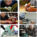Pikkukuva 4 / 4: Suurennuslasit 2 Led-valoa 5 Linssin Suurennuslasit Säädettävät, Vaihdettavat, 1.0x, 1.5x, 2.0x, 2.5x, 3.5x Hy