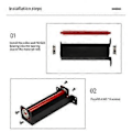 Miniatyrbilde 4 av 5: Komplett Filamentholder Stativ for 3D-utskriftsmaterialer Brakett for PETG